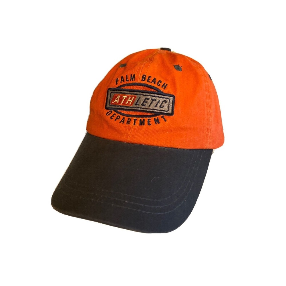 Orange Palm Beach Athletic Department Hat Cap Baseball Adjustable‎